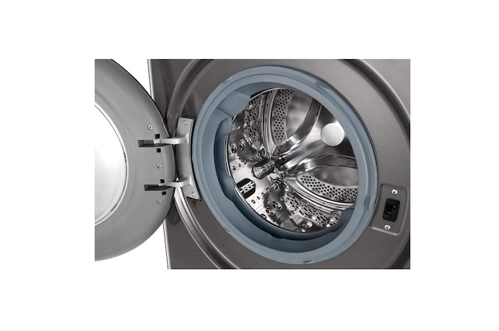 LG Slim parní pračka LG | 8 kg | A | 1200 ot./min | TurboWash™360° |Stříbrná, FLR7A82PG