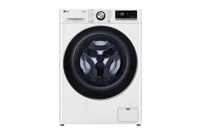 LG Slim parní pračka LG | 8 kg | 1200 ot./min | Direct Drive™ | AI DD™ | Bílá, FLR7A82WC