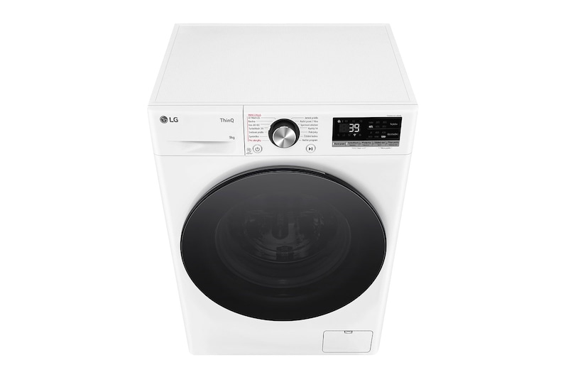 LG Slim parní pračka LG | 9 kg | A | 1200 ot./min | TurboWash™360° |Bílá, FLR7A92WG