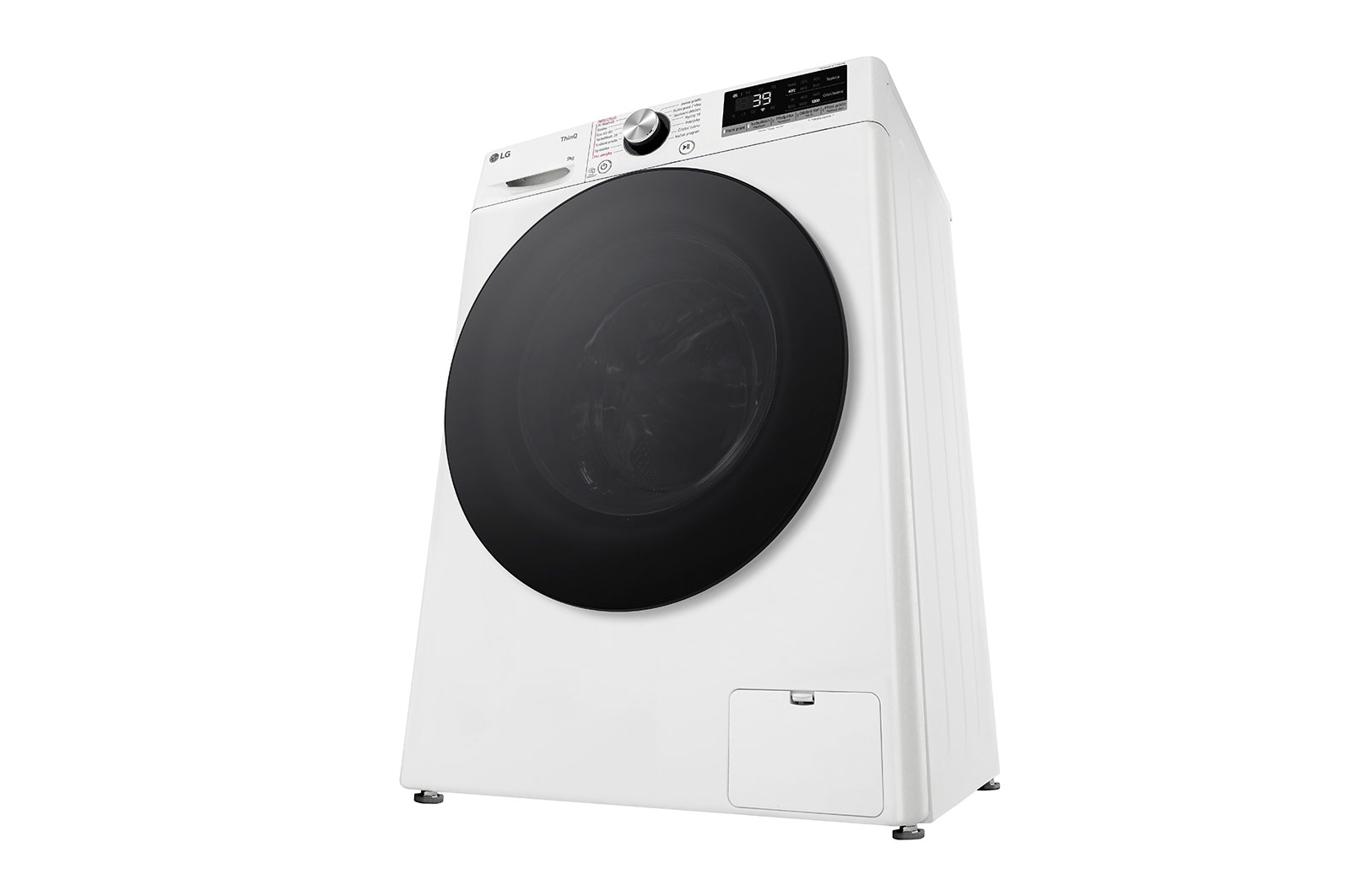 LG Slim parní pračka LG | 9 kg | A | 1200 ot./min | TurboWash™360° |Bílá, FLR7A92WG