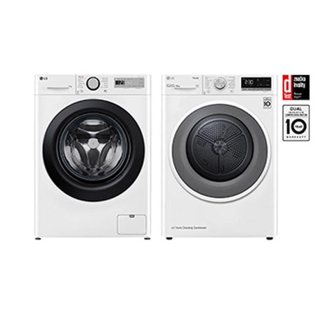 PRACÍ SET - LG Pračka 11 kg FPSR5A14WL + Sušička 9 kg  RC91V5AV6N