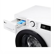 LG Parní pračka LG | 10 kg | A | 1400 ot./min | Direct Drive™ |Bílá, FSR5A04WL