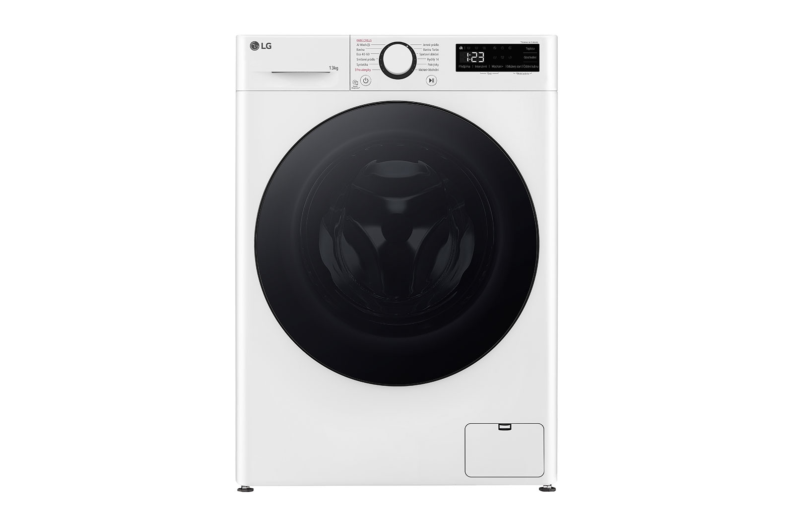 LG Parní pračka LG | 13 kg | A | 1400 ot./min | Direct Drive™ | AI DD™|Bílá, FSR5A34WG