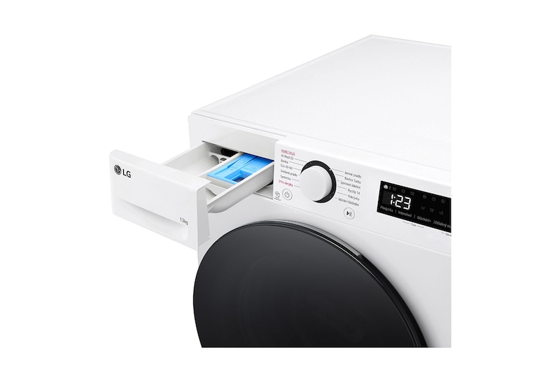 LG Parní pračka LG | 13 kg | A | 1400 ot./min | Direct Drive™ | AI DD™|Bílá, FSR5A34WG