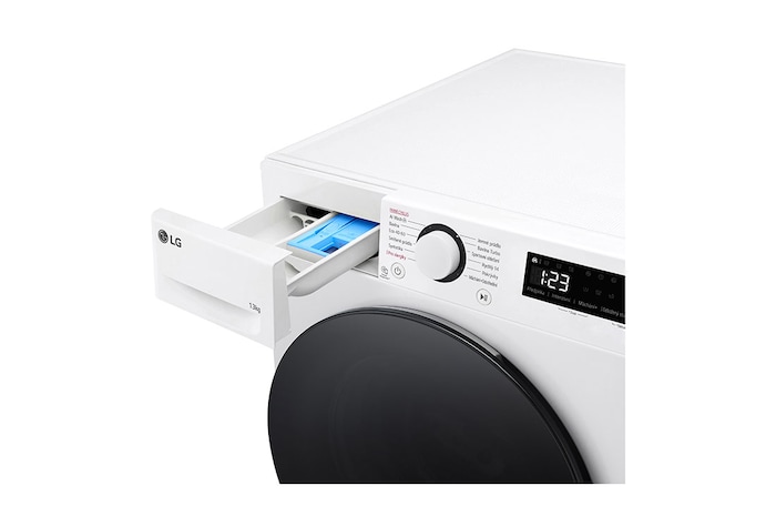 LG Parní pračka LG | 13 kg | A | 1400 ot./min | Direct Drive™ | AI DD™|Bílá, FSR5A34WG