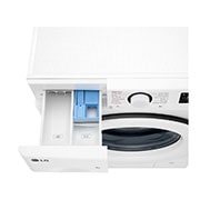LG Parní pračka LG | 9 kg | A | 1400 ot./min | Direct Drive™ | AI DD™|Bílá, FSR5A94WH