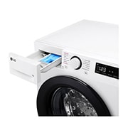 LG Parní pračka LG | 9 kg | A | 1400 ot./min | Direct Drive™ | AI DD™|Bílá, FSR5A94WL