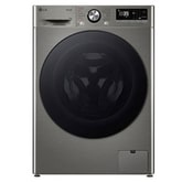 Parní pračka LG | 10 kg | A | 1400 ot./min | TurboWash™360° | ThinQ™|Stříbrná