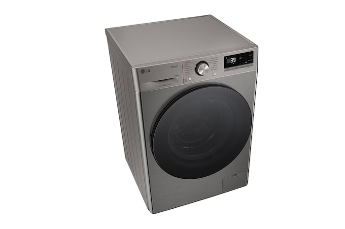 LG Parní pračka LG | 10 kg | A | 1400 ot./min | TurboWash™360° | ThinQ™|Stříbrná, FSR7A04PG
