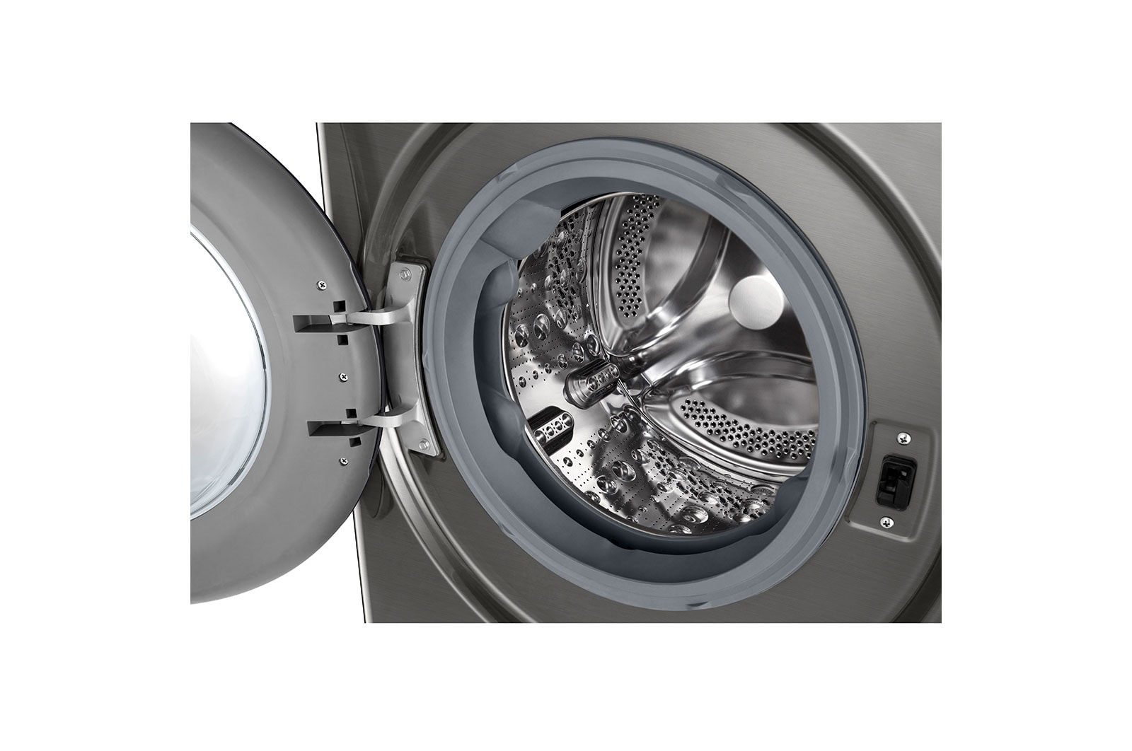LG Parní pračka LG | 10 kg | A | 1400 ot./min | TurboWash™360° | ThinQ™|Stříbrná, FSR7A04PG