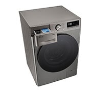 LG Parní pračka LG | 10 kg | A | 1400 ot./min | TurboWash™360° | ThinQ™|Stříbrná, FSR7A04PG