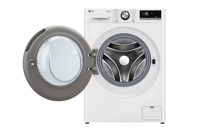 LG Parní pračka LG | 10 kg | A | 1400 ot./min | Direct Drive™ | AI DD™ |Bílá, FSR7A04WC