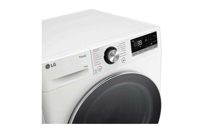 LG Parní pračka LG | 10 kg | A | 1400 ot./min | Direct Drive™ | AI DD™ |Bílá, FSR7A04WC