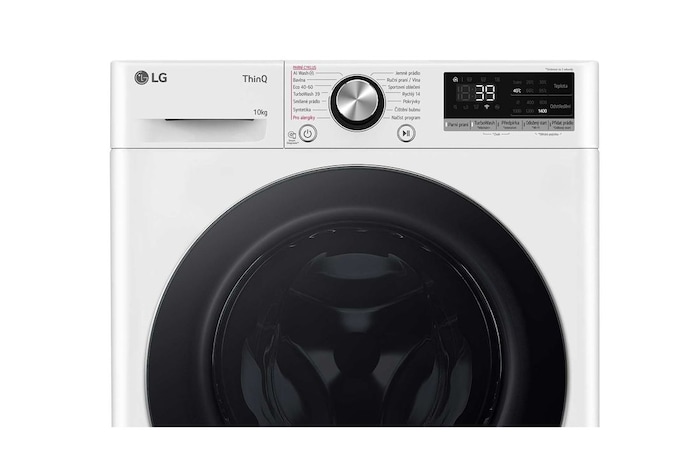 LG Parní pračka LG | 10 kg | A | 1400 ot./min | Direct Drive™ | AI DD™ |Bílá, FSR7A04WC