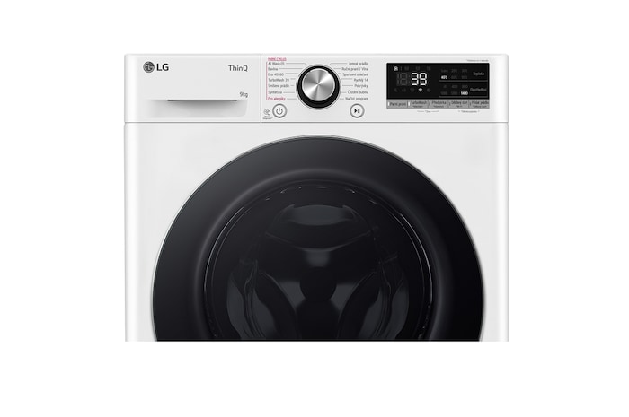 LG Parní pračka LG | 9 kg | A | 1400 ot./min | TurboWash™360° | ThinQ™|Bílá, FSR7A94WC