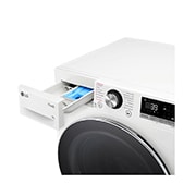 LG Parní pračka LG | 9 kg | A | 1400 ot./min | TurboWash™360° | ThinQ™|Bílá, FSR7A94WC