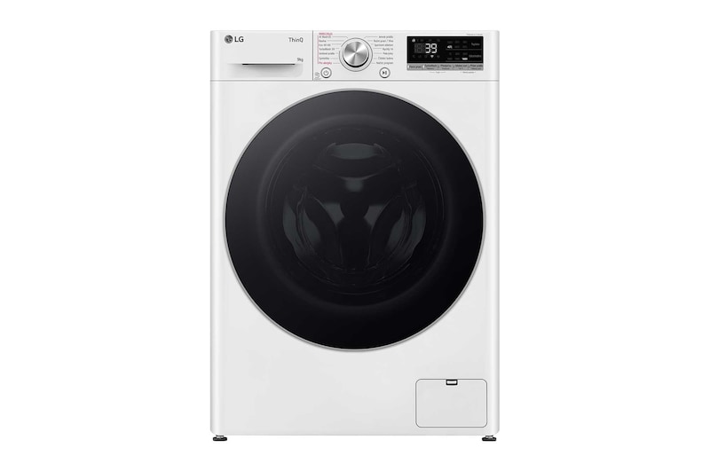 LG 9 kg parní pračka LG | A | 1400 ot./min | Direct Drive™ | AI DD™ | TurboWash™360°, FSR7A94WS