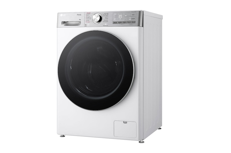 LG Parní pračka LG | 9 kg | A | 1400 ot./min | Direct Drive™ | AI DD™ |Bílá, FSR9A94WC