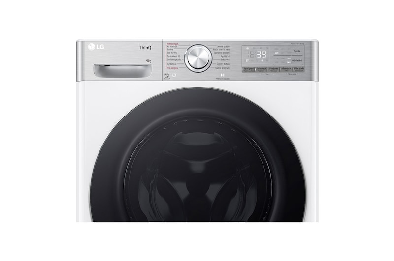 LG Parní pračka LG | 9 kg | A | 1400 ot./min | Direct Drive™ | AI DD™ |Bílá, FSR9A94WC