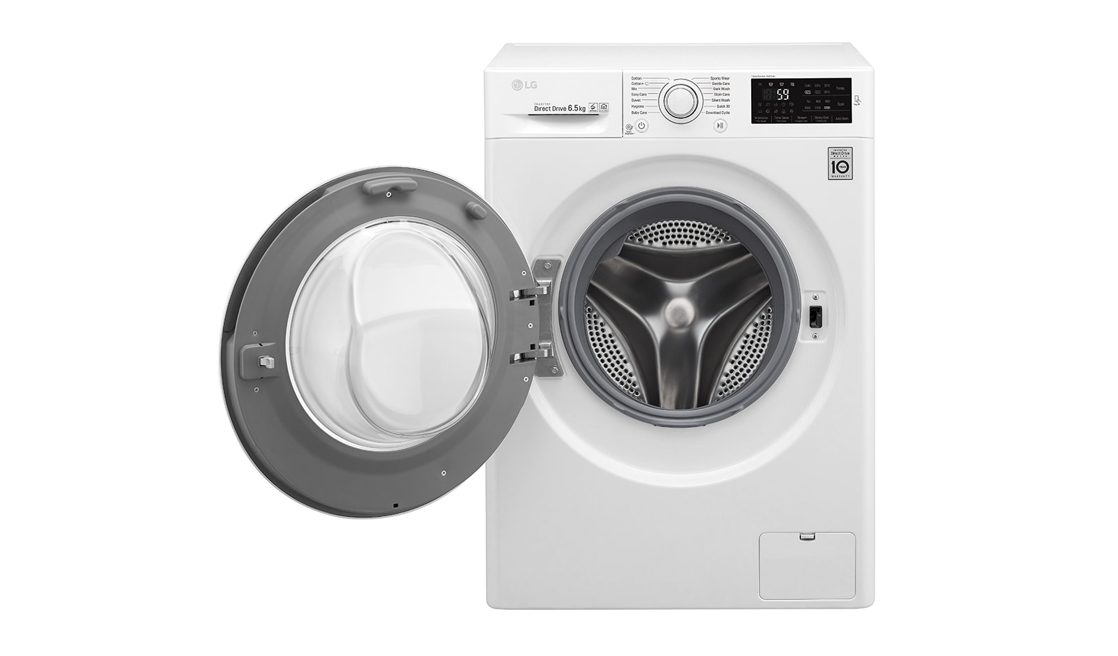 LG 6,5 kg slim pračka, 1000 ot./min, A+++ (v rozsahu A+++ až D), 6 Motion DD, 14 programů, FW60J5WN3