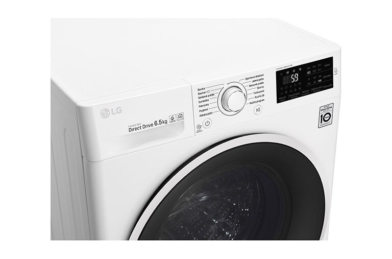 LG 6,5 kg slim pračka, 1000 ot./min, A+++ (v rozsahu A+++ až D), 6 Motion DD, 14 programů, FW60J6WN0