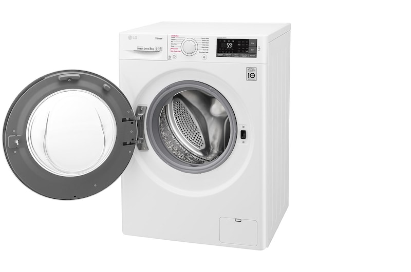LG 8 kg parní pračka, 1400 ot./min, A+++ (v rozsahu A+++ až D), 6 Motion DD, Direct Drive™, Steam™ - parní praní, ThinQ™, Přidat prádlo, 14 programů, FW84J6TY0