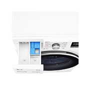 LG 8 kg parní pračka, Direct Drive™ motor, optimální volba pracích pohybů, parní praní Steam™, TurboWash™, ThinQ+WiFi, FW8V5TW14