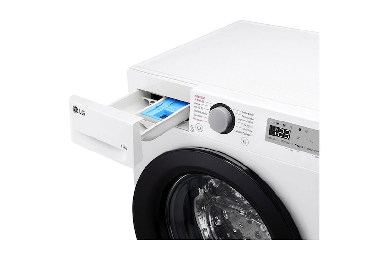 LG PRACÍ SET | LG Pračka 11 kg FPSR5A14WL + Sušička 9 kg RC91V9AVSN + Výsuvný mezikus ZDARMA, LAUNWDSN45