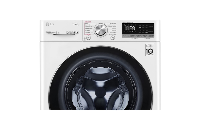 LG BALÍČEK PRANÍ | Pračka F4WV909P2E + Sušička RC91V9AV2W + Výsuvný mezikus, LAUNDW2
