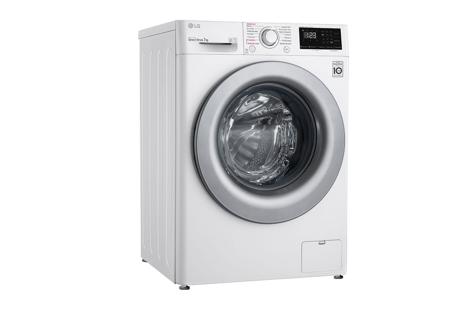 LG 7 kg slim parní pračka LG | D | 1200 ot./min | Direct Drive™ | AI DD™, WD72V3HY4W