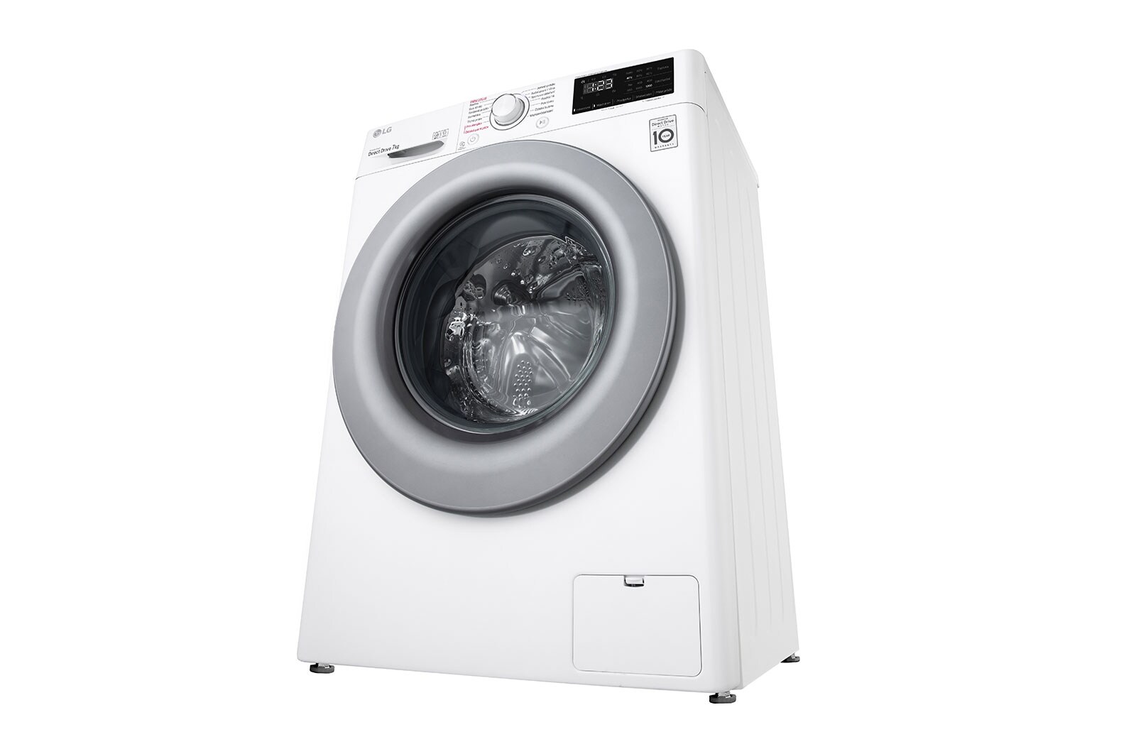 LG 7 kg slim parní pračka LG | D | 1200 ot./min | Direct Drive™ | AI DD™, WD72V3HY4W