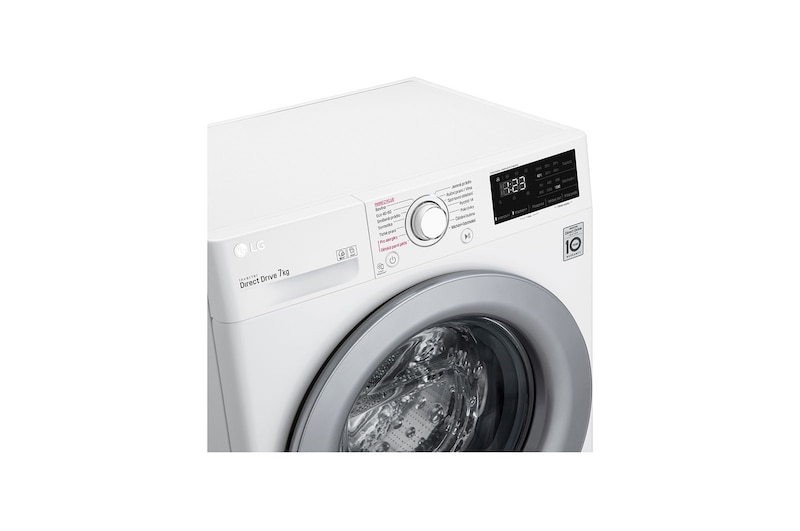 LG 7 kg slim parní pračka LG | D | 1200 ot./min | Direct Drive™ | AI DD™, WD72V3HY4W