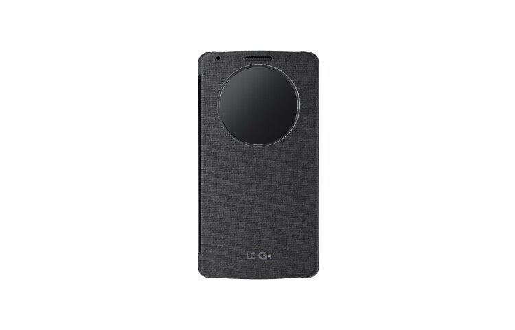 Čelní pohled na QuickCircle™ pouzdro pro LG G3 CCF-340G