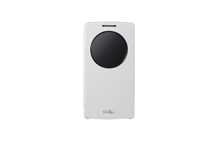 Čelní pohled na QuickCircle™ pouzdro pro LG G3s CCF-490G