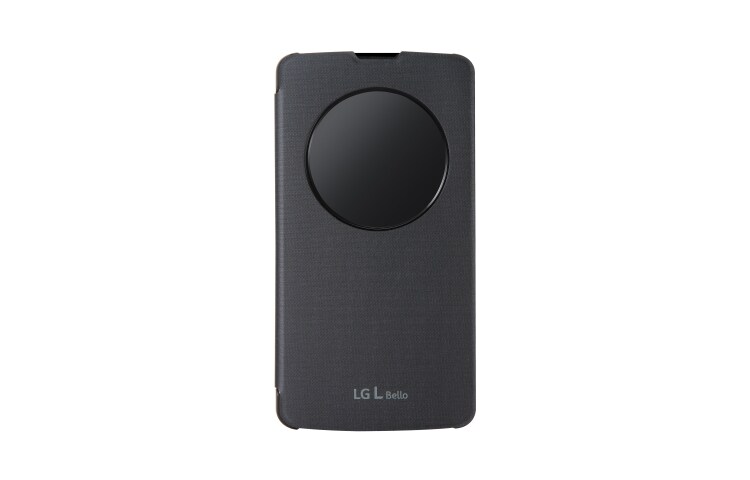 Čelní pohled na QuickCircle™ pouzdro pro LG L Bello CCF-560