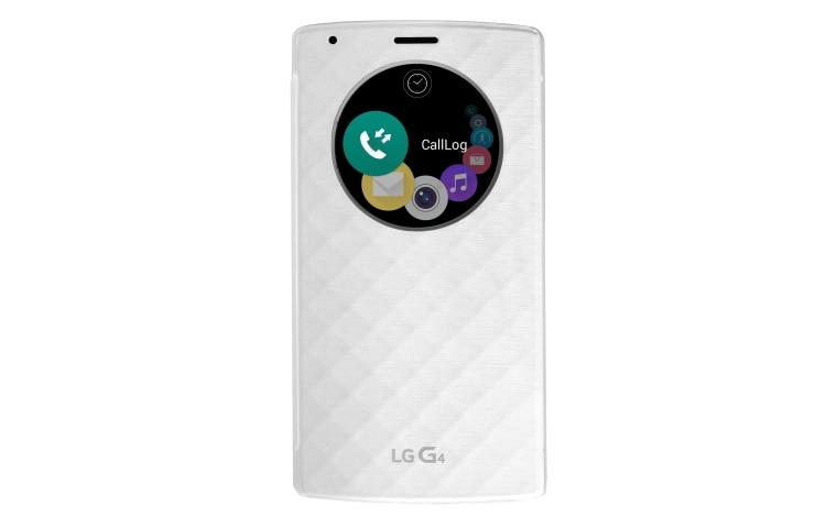 Čelní pohled na QuickCircle™ pouzdro pro LG G4 CFV-100