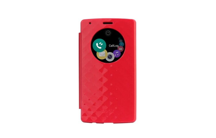 Čelní pohled na QuickCircle™ pouzdro pro LG G4 CFV-101