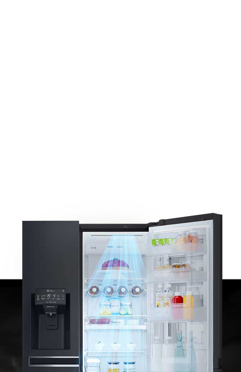 Rychlejší a rovnoměrnější zchlazení v chladničce