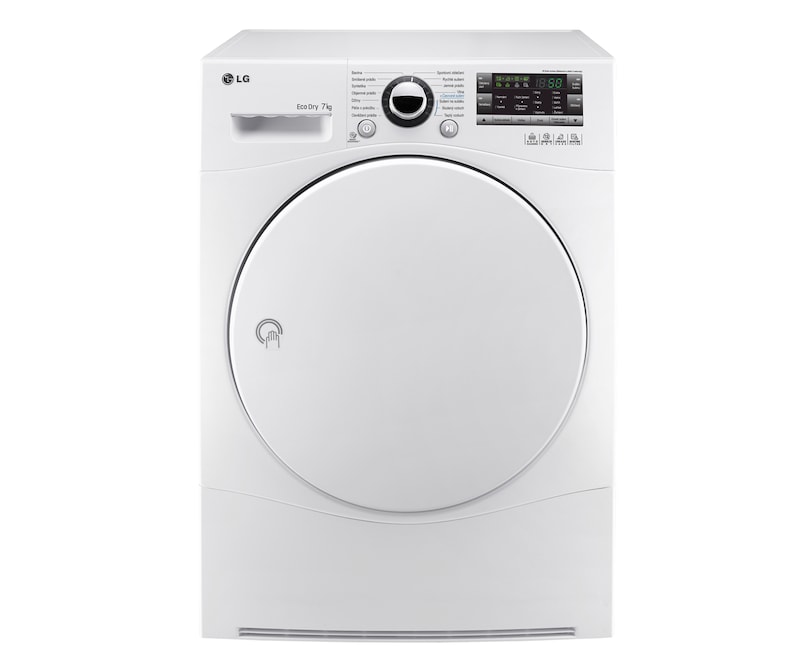 LG BUBNOVÁ SUŠIČKA NA 7 KG PRÁDLA S TECHNOLOGIÍ TEPELNÉHO ČERPADLA, RC7055AH6M