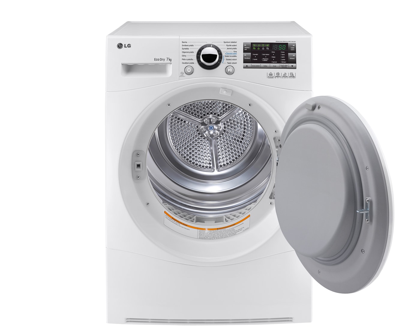 LG BUBNOVÁ SUŠIČKA NA 7 KG PRÁDLA S TECHNOLOGIÍ TEPELNÉHO ČERPADLA, RC7055AH6M