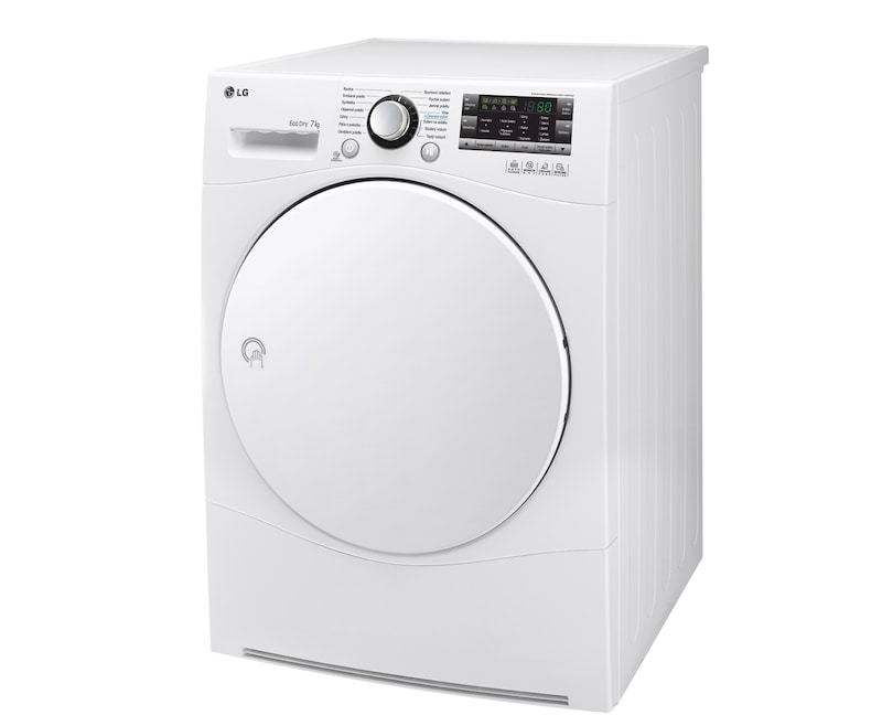 LG BUBNOVÁ SUŠIČKA NA 7 KG PRÁDLA S TECHNOLOGIÍ TEPELNÉHO ČERPADLA, RC7055AH6M