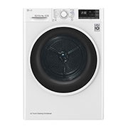 Čelní pohled na 8 kg sušička, A&#43;&#43;&#43; -10%, 14 programů, 13 přídavných možností, 3 možnosti sušení, ThinQ™ &#43; WiFi připojení RC81U2AV4W