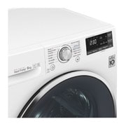 LG 8 kg sušička, A+++ (v rozsahu A+++ až D), 14 programů, 13 přídavných možností, 3 možnosti sušení, ThinQ™ + WiFi připojení, RC81U2AV2W