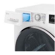 LG 8 kg sušička, A+++ (v rozsahu A+++ až D), 14 programů, 13 přídavných možností, 3 možnosti sušení, ThinQ™ + WiFi připojení, RC81U2AV2W