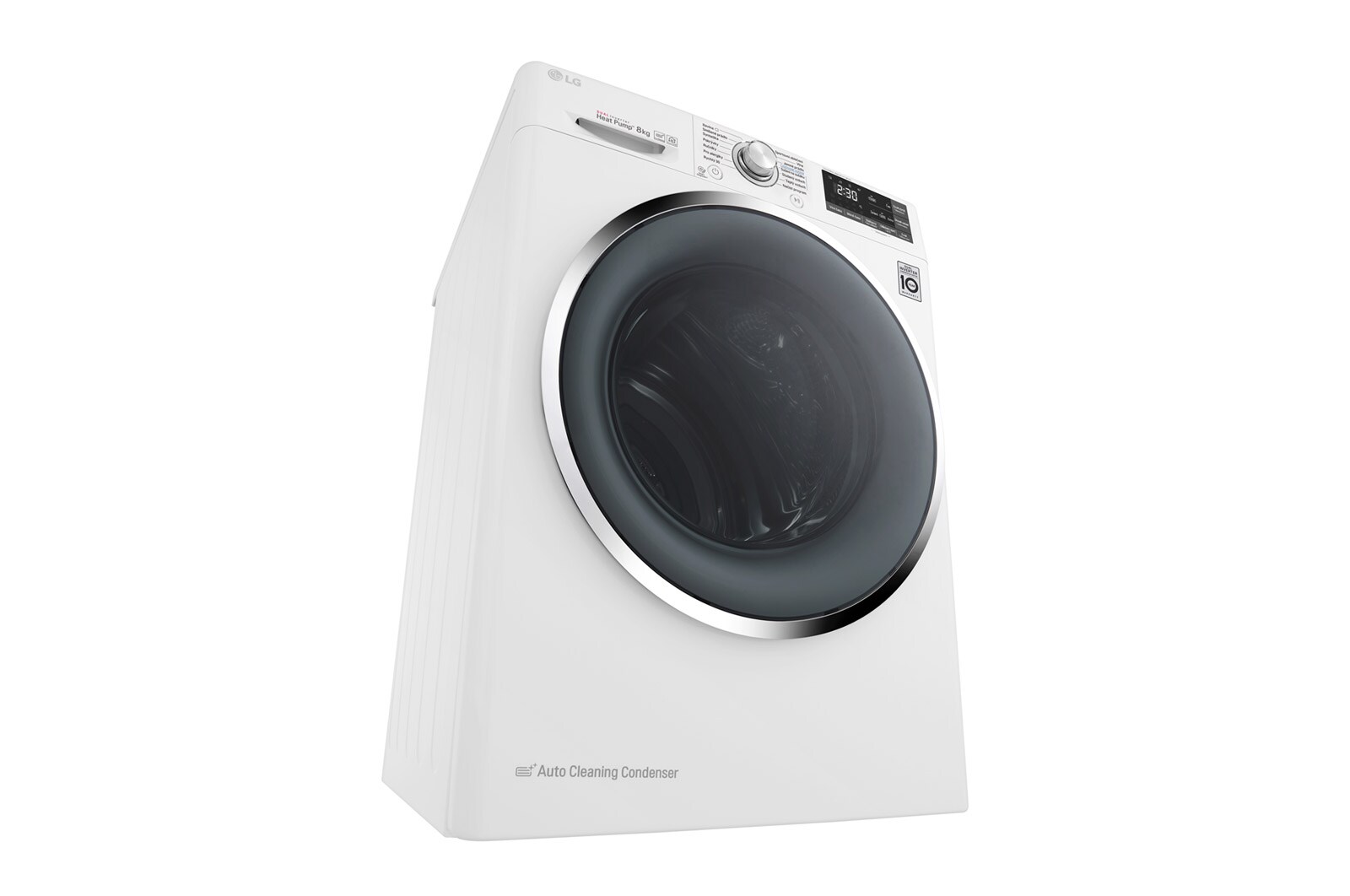LG 8 kg sušička, A+++ (v rozsahu A+++ až D), 14 programů, 13 přídavných možností, 3 možnosti sušení, ThinQ™ + WiFi připojení, RC81U2AV2W
