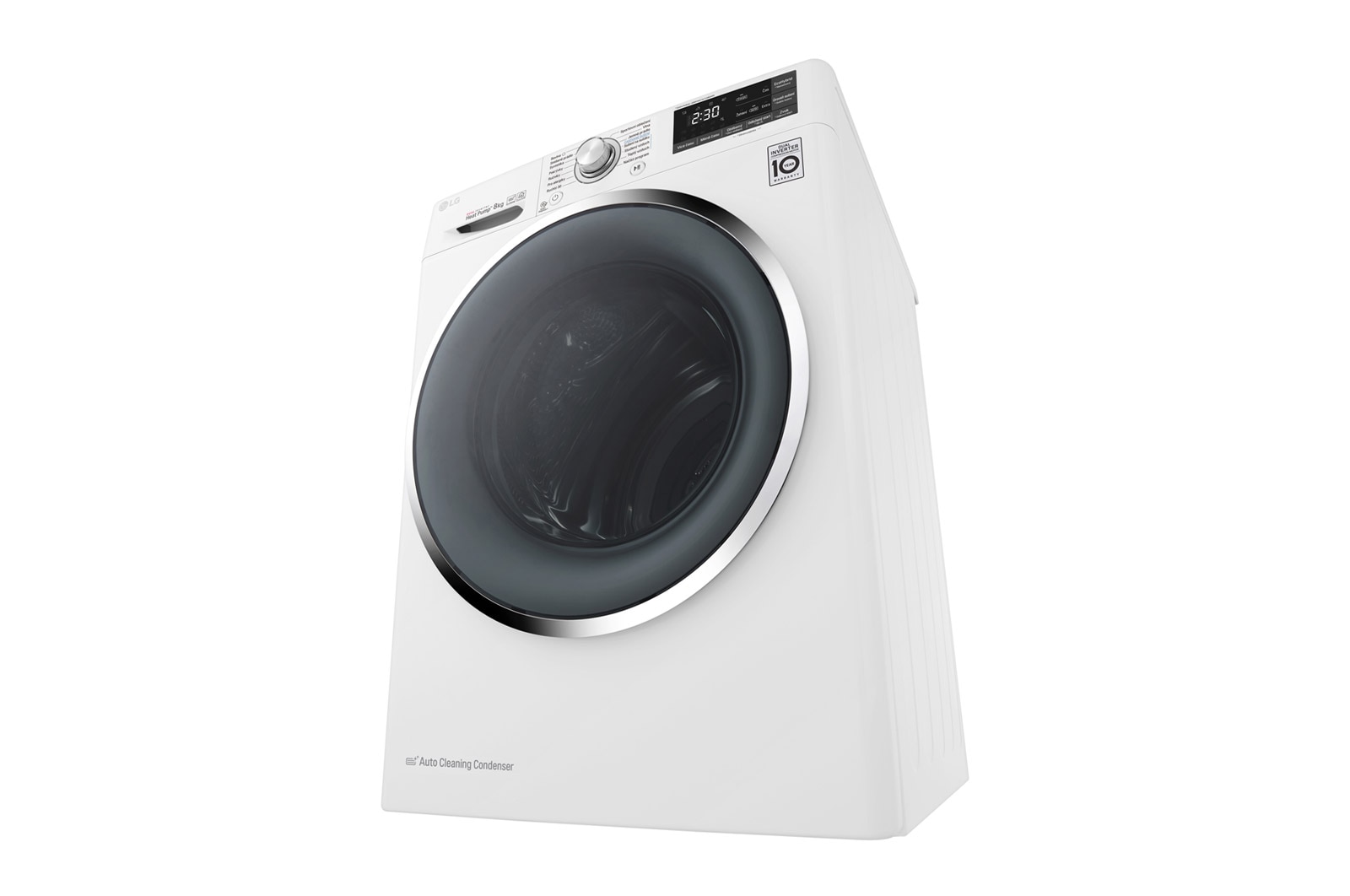 LG 8 kg sušička, A+++ (v rozsahu A+++ až D), 14 programů, 13 přídavných možností, 3 možnosti sušení, ThinQ™ + WiFi připojení, RC81U2AV2W