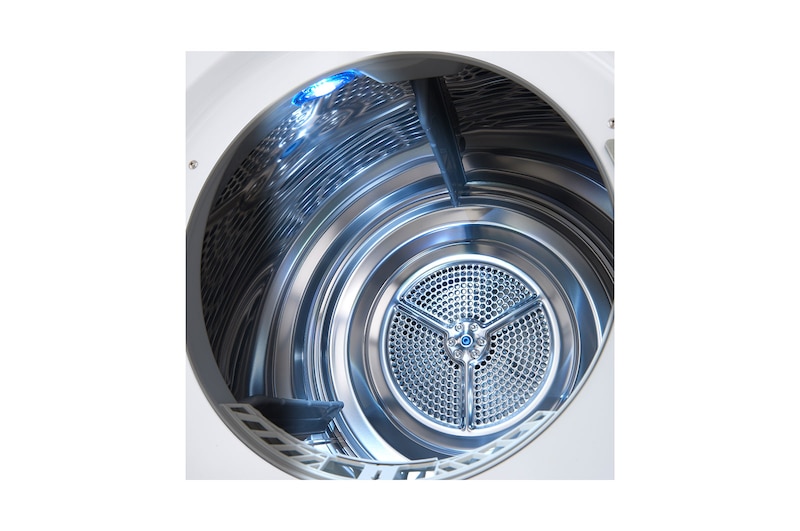 LG 8 kg hybridní sušička s tepelným čerpadlem, A+++ (v rozsahu A+++ až D), invertorový motor, Eco Hybrid™ - hybridní sušení, automatické čištění kondenzátoru, ThinQ™ + WiFi, Program Pro alergiky, RC81V9AV2Q