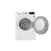 LG 8 kg sušička, A+++ (v rozsahu A+++ až D), 14 programů, 13 přídavných možností, 3 možnosti sušení, ThinQ™ + WiFi připojení, RC82EU2AV3W