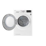 LG 8 kg sušička, A+++ (v rozsahu A+++ až D), 14 programů, 13 přídavných možností, 3 možnosti sušení, ThinQ™ + WiFi připojení, RC82EU2AV3W