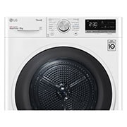 LG 8 kg sušička LG | Režim Energie / Čas | automatické čištění kondenzátoru | Wi-Fi, RC8TV9AVHN